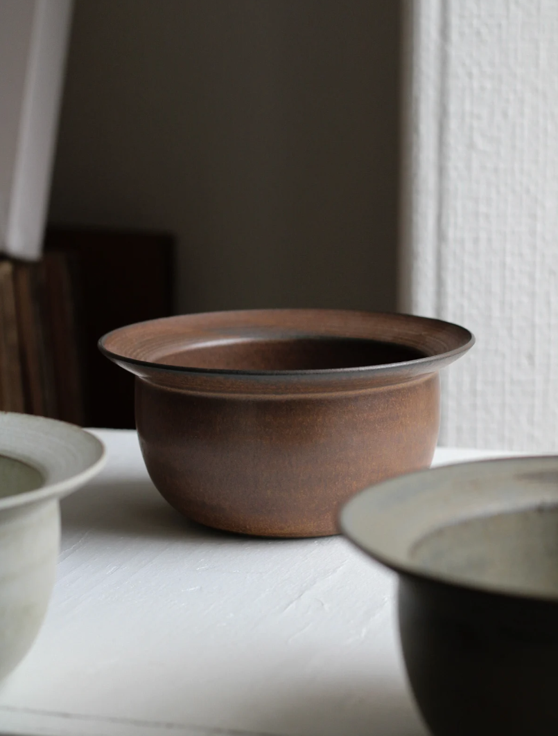 Mushroom Bowl | Tamba | Hand Thrown Stoneware | by Aku Ceramics - Lifestory - Aku Ceramics