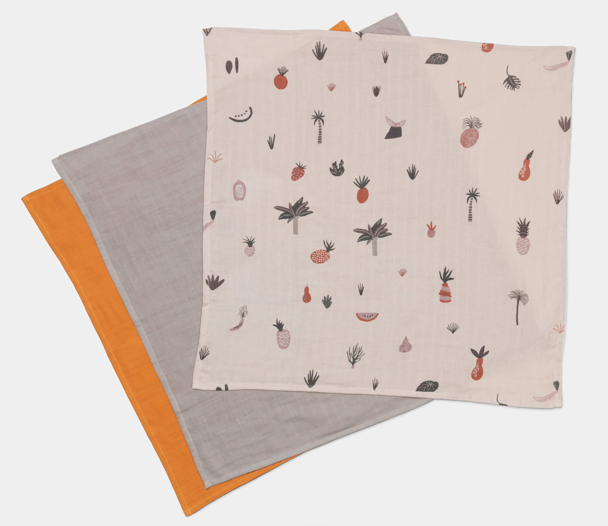 Muslin Squares - Set of 3 | Fruiticana | by ferm Living - Lifestory - ferm LIVING