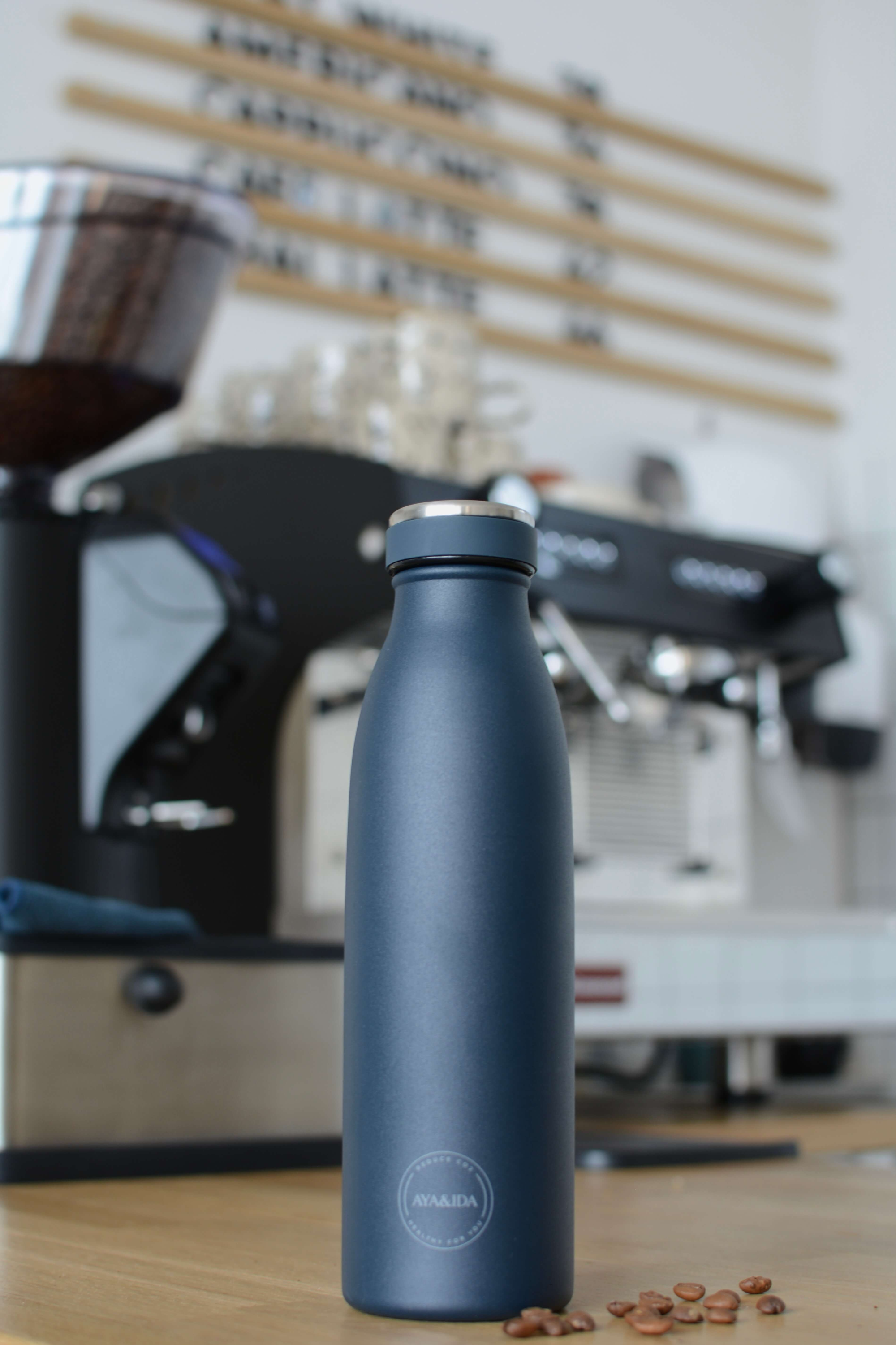 Reusable bottle | 500ml | Hot or Cold | Navy Blue | by Aya&Ida - Lifestory - Ayaida