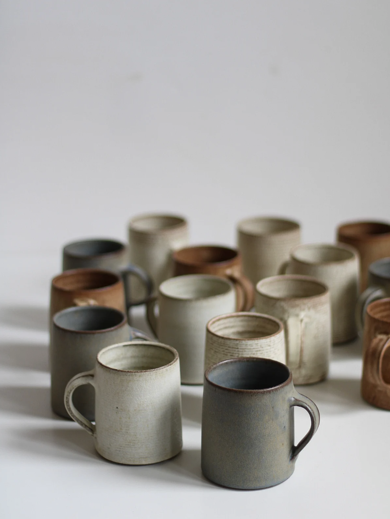 New Mug - 280ml | Ivory | Hand Thrown Stoneware | by Aku Ceramics - Lifestory - Aku Ceramics