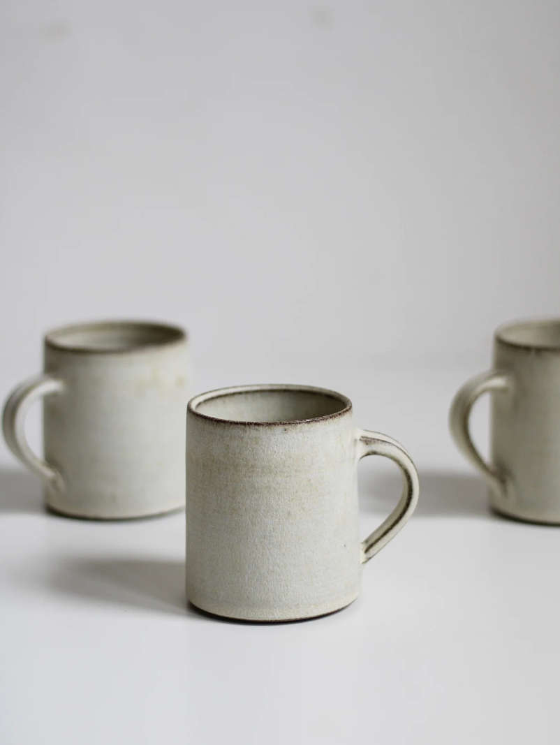 New Mug - 280ml | Ivory | Hand Thrown Stoneware | by Aku Ceramics - Lifestory - Aku Ceramics