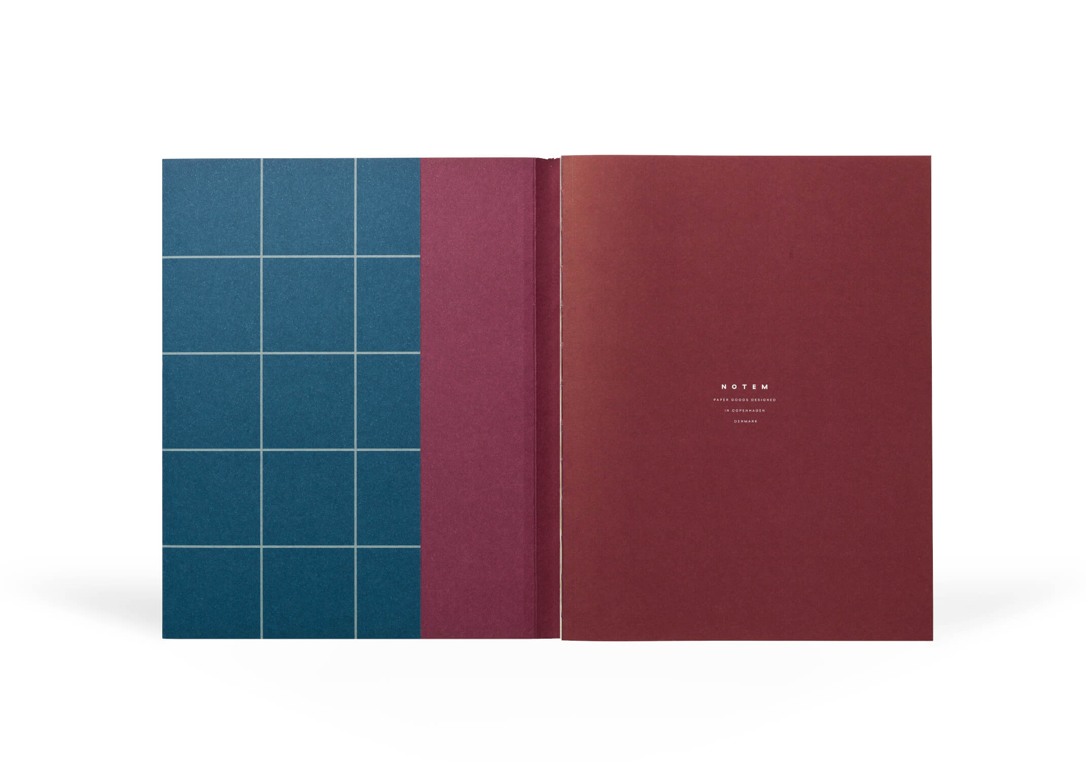 UMA | Large Notebook | Dark Blue | Blank & Ruled | by Notem Studio - Lifestory - Notem Studio