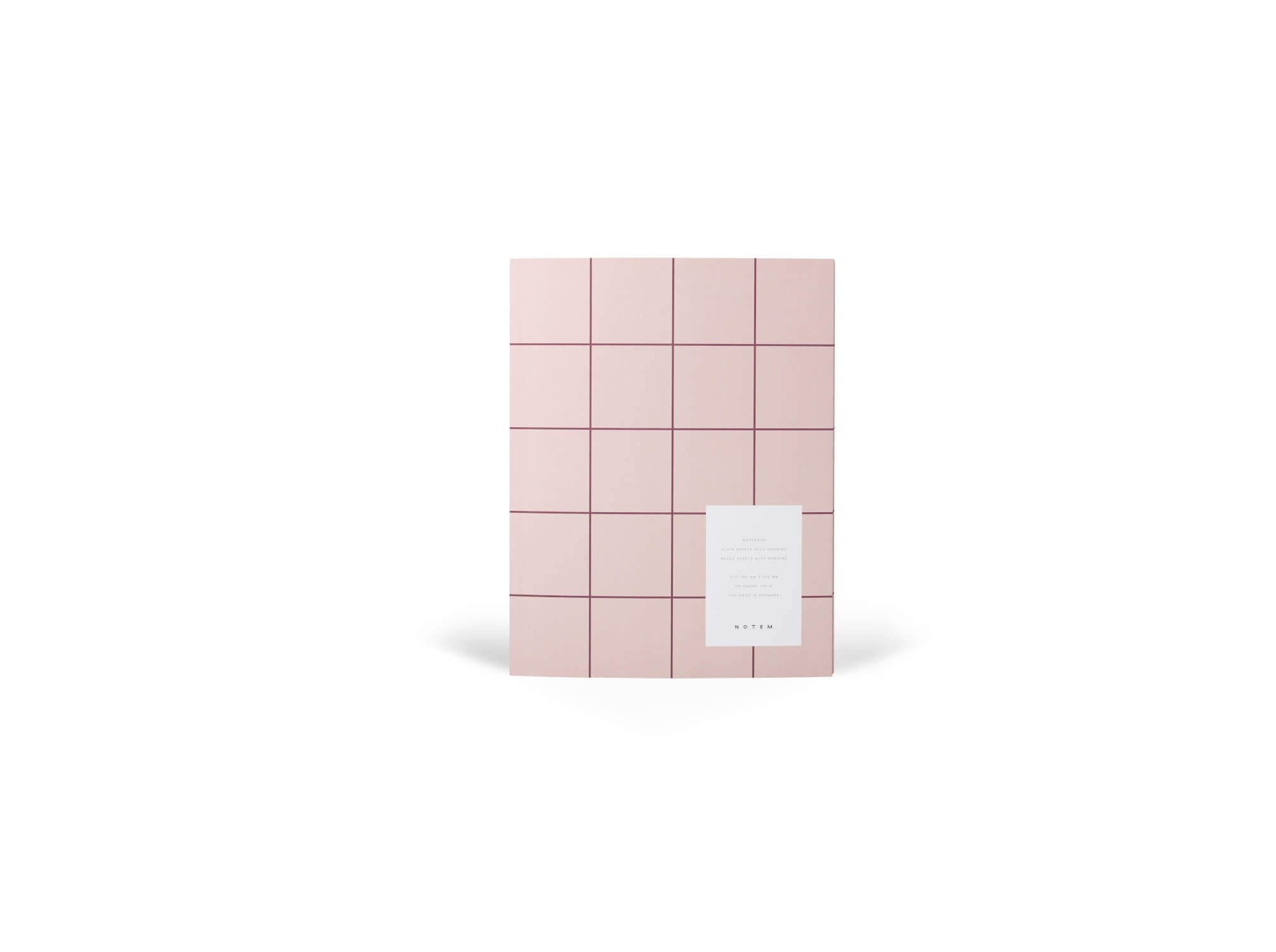 UMA | Large Notebook | Rose Pink | Blank & Ruled | by Notem Studio - Lifestory - Notem Studio