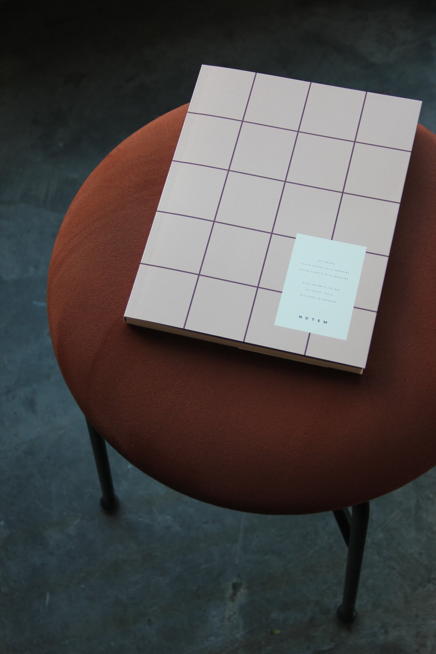 UMA | Large Notebook | Rose Pink | Blank & Ruled | by Notem Studio - Lifestory - Notem Studio
