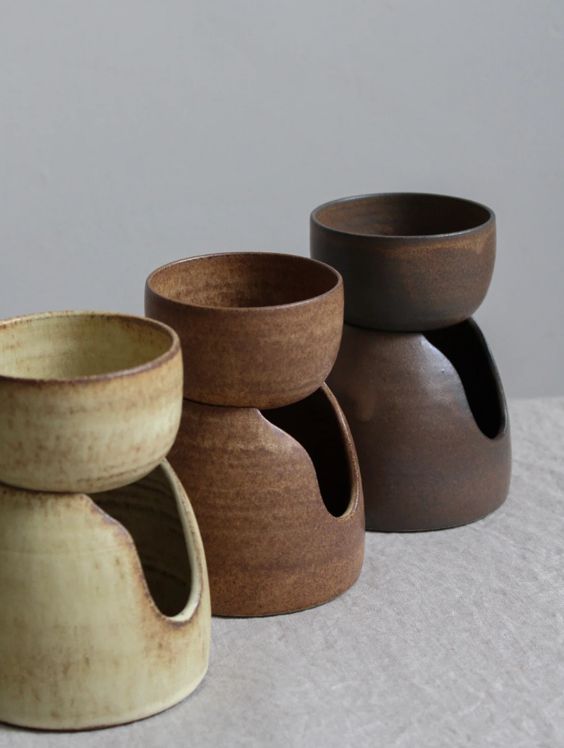 Oil Burner | Tamba | Hand Thrown Stoneware | by Aku Ceramics - Lifestory - Aku Ceramics