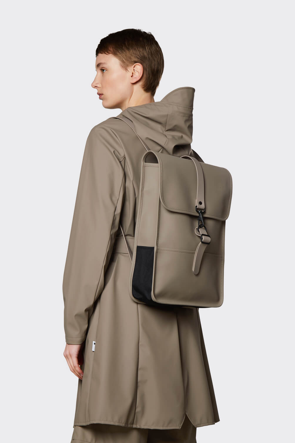Mini Backpack | Tonal Taupe | by Rains - Lifestory - Rains