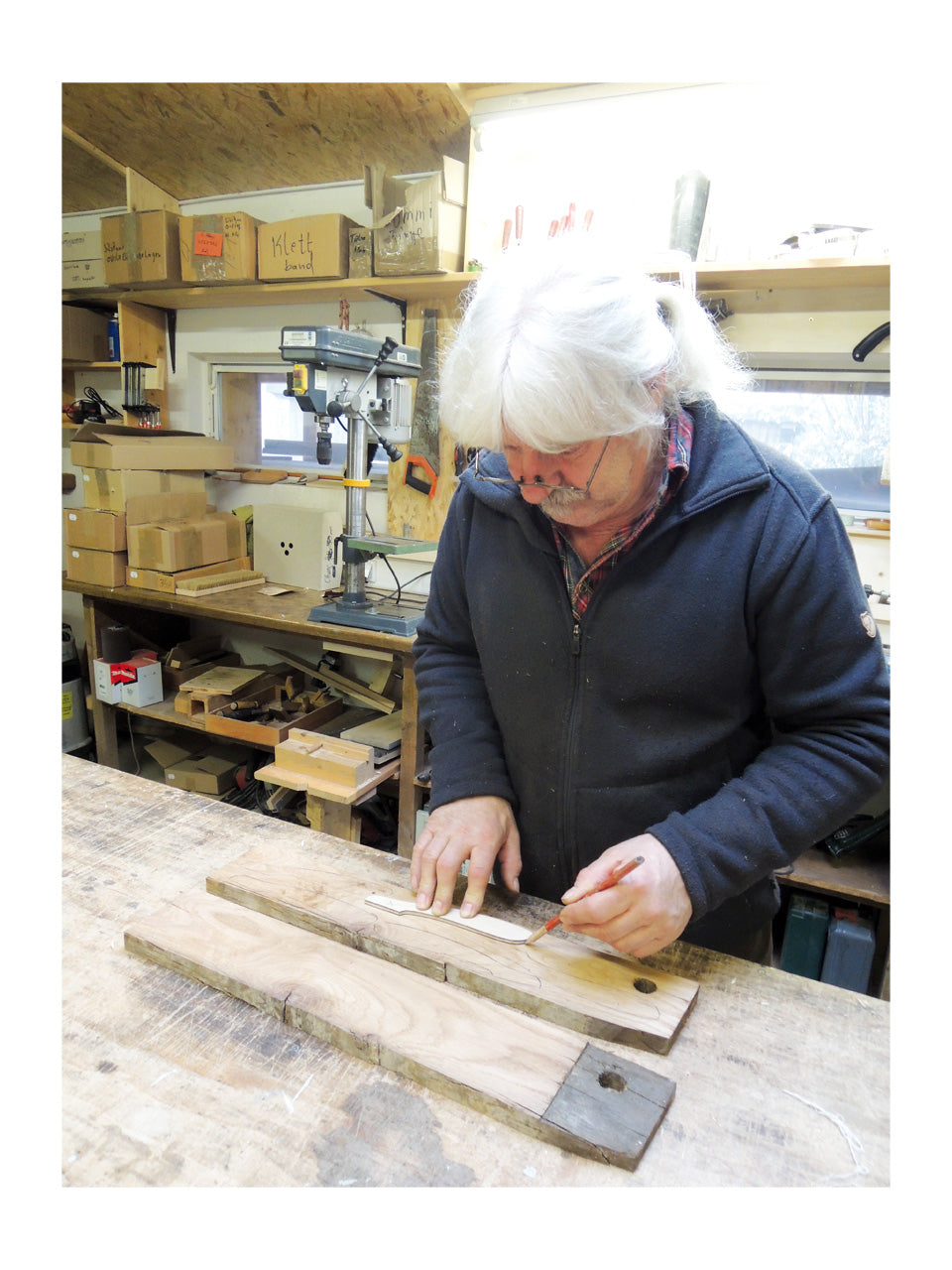 Pot brush in beech wood - Lifestory - Redecker