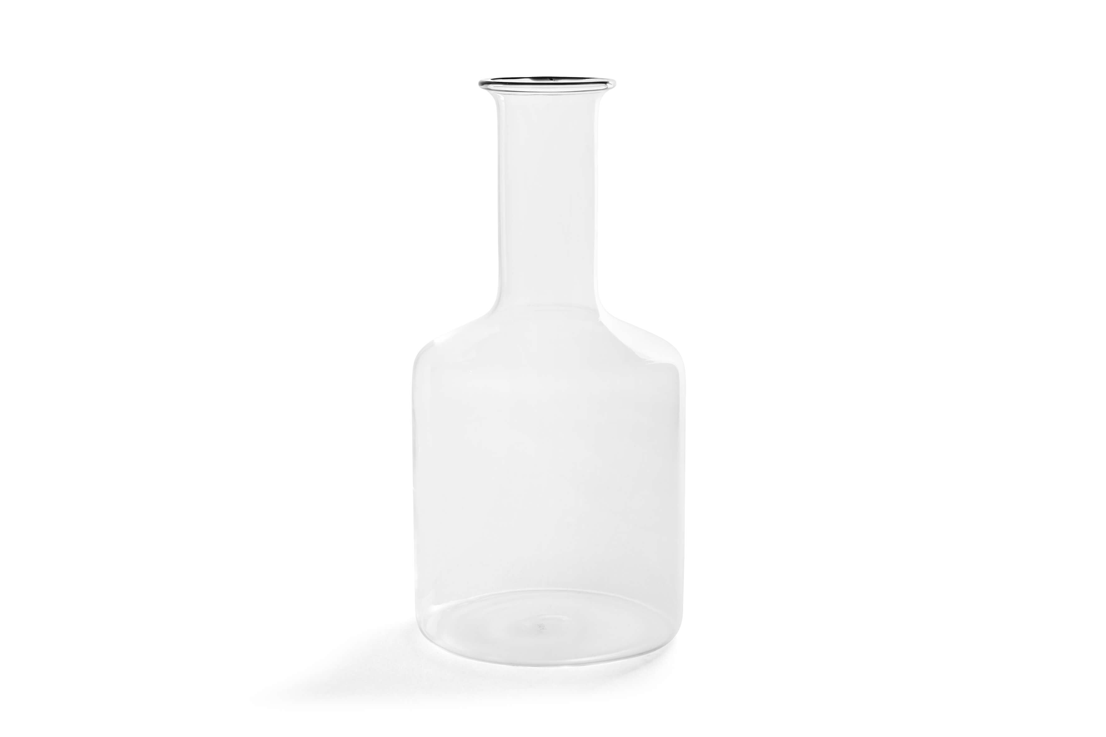 Borosilicate Clear Glass Solo Water Beverage Drinking Jug Carafe