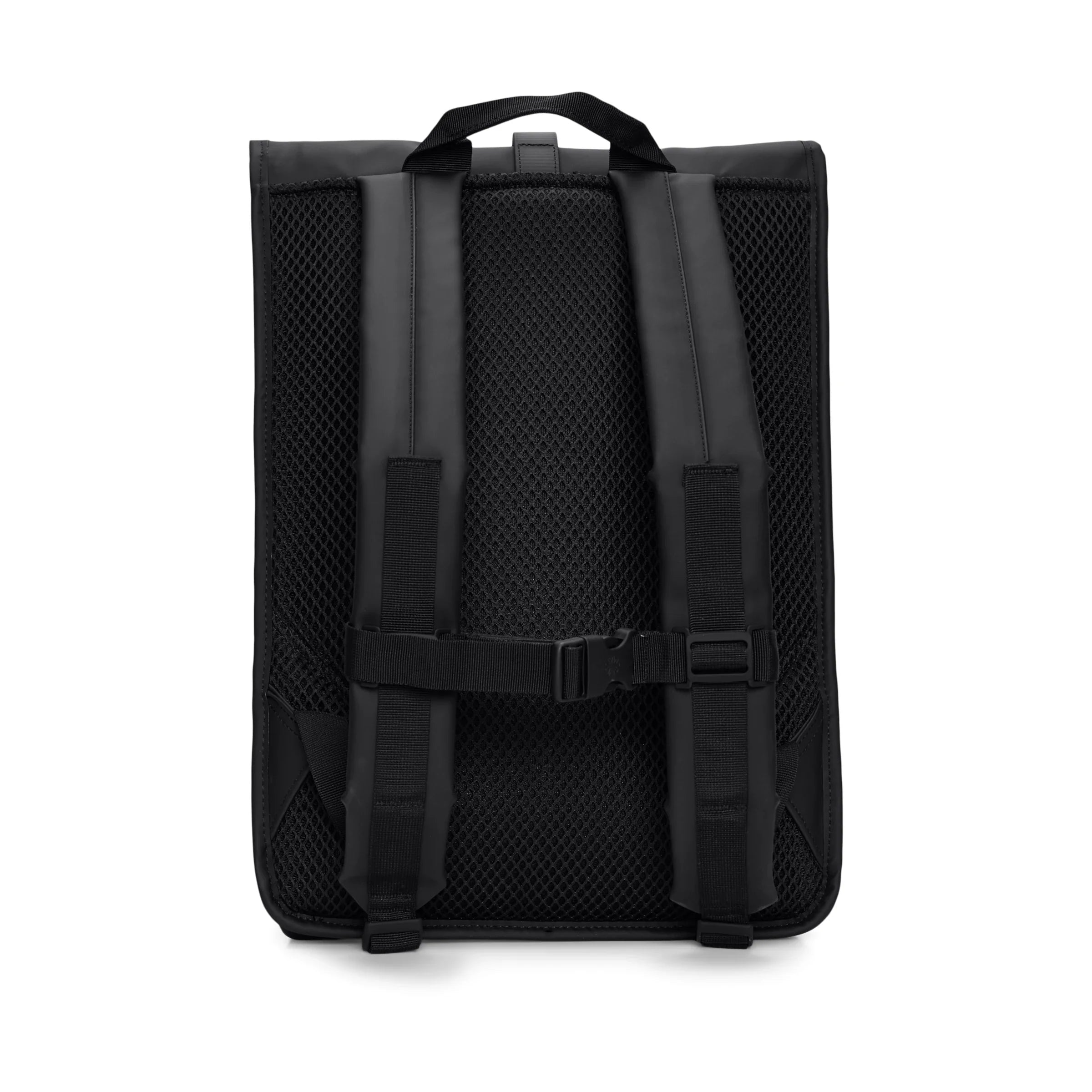 Rolltop Rucksack | Black | Waterproof | by Rains - Lifestory