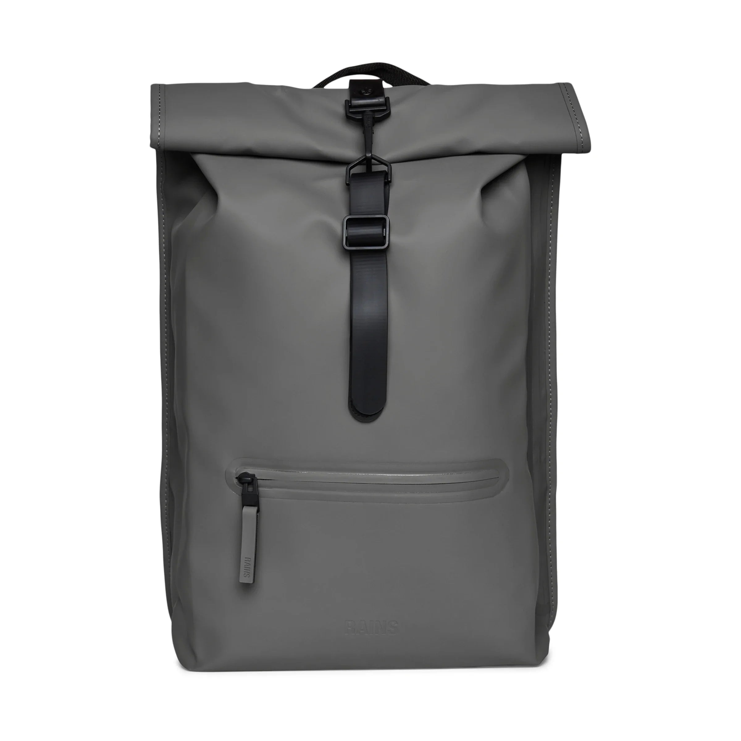 Rolltop Rucksack | Grey | Waterproof | by Rains - Lifestory