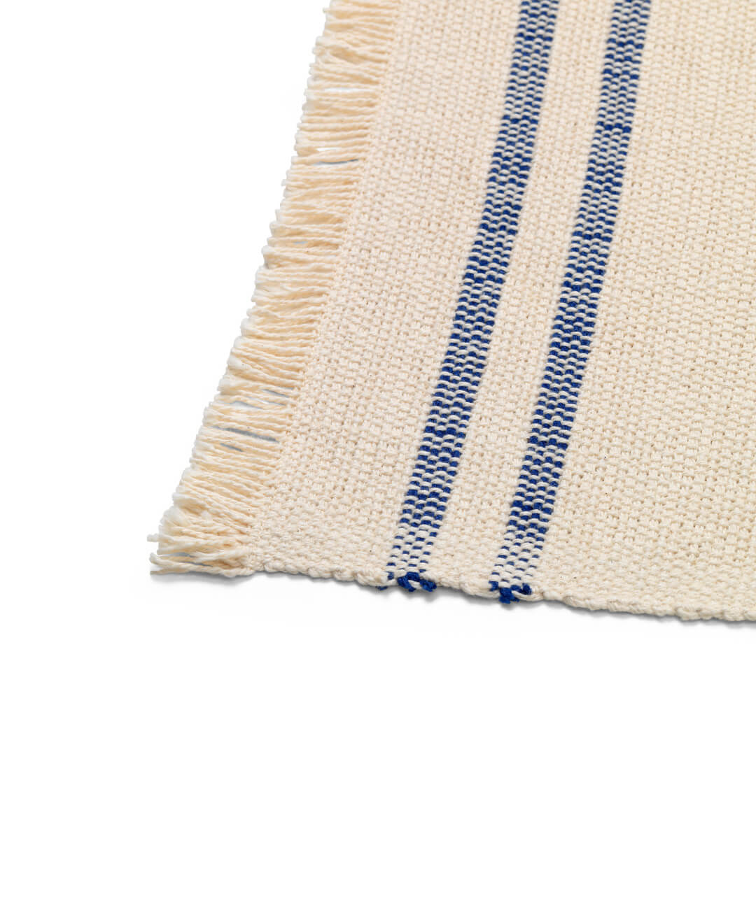 Savor Placemat - Single | Off-White & Blue | Organic Cotton | by ferm Living - Lifestory - ferm LIVING