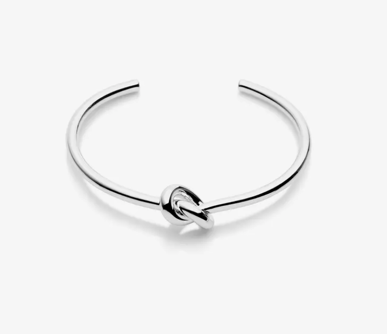 Silver Knot Bangle | Waterproof | Gift Boxed | by Nordic Muse - Lifestory - Nordic Muse