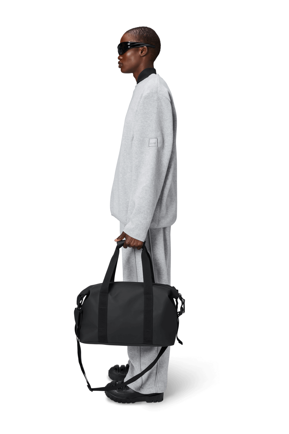 Hilo Weekend Bag Small | Black | Waterproof | by Rains - Lifestory