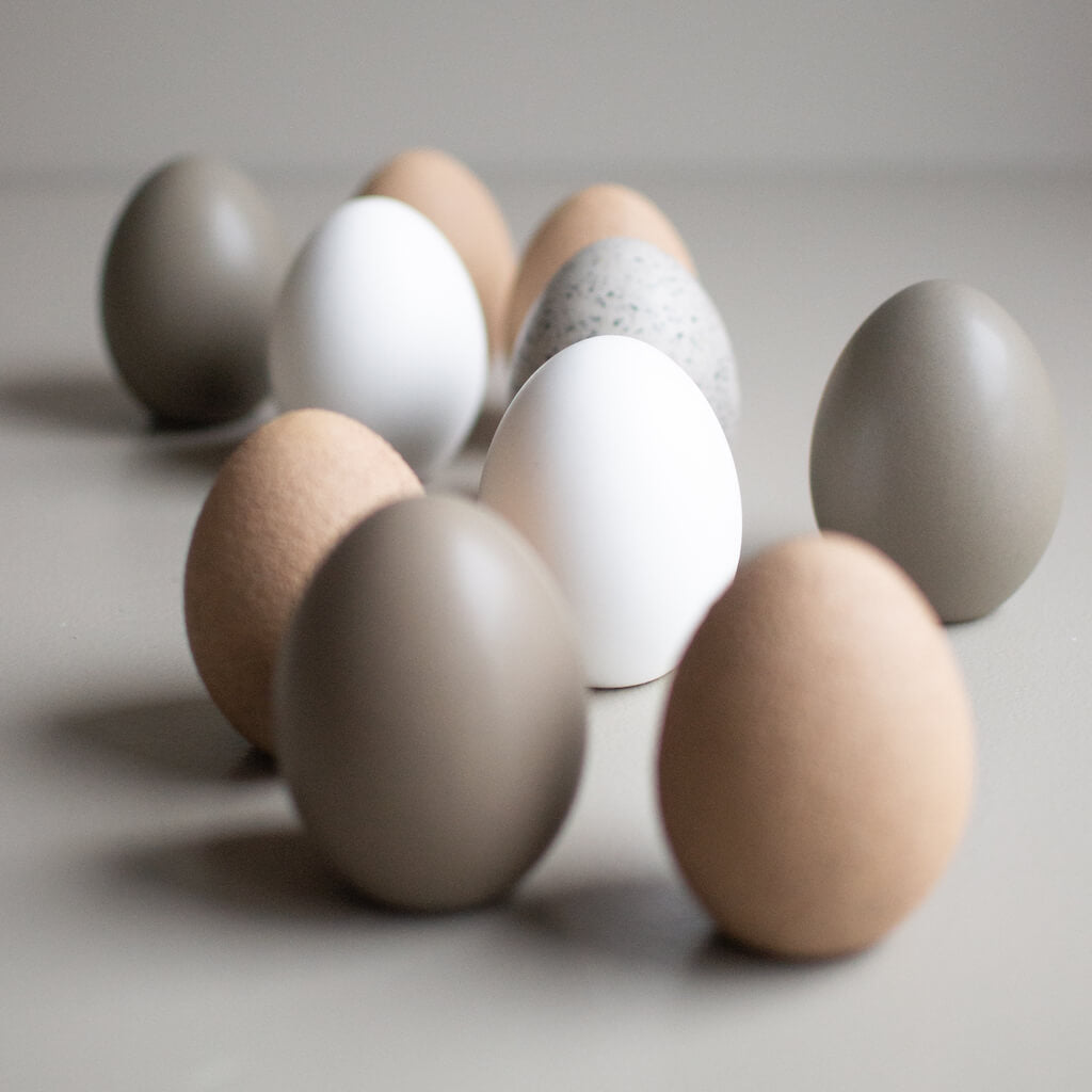 Standing Egg | Sand | Ceramic | by DBKD - Lifestory - DBKD