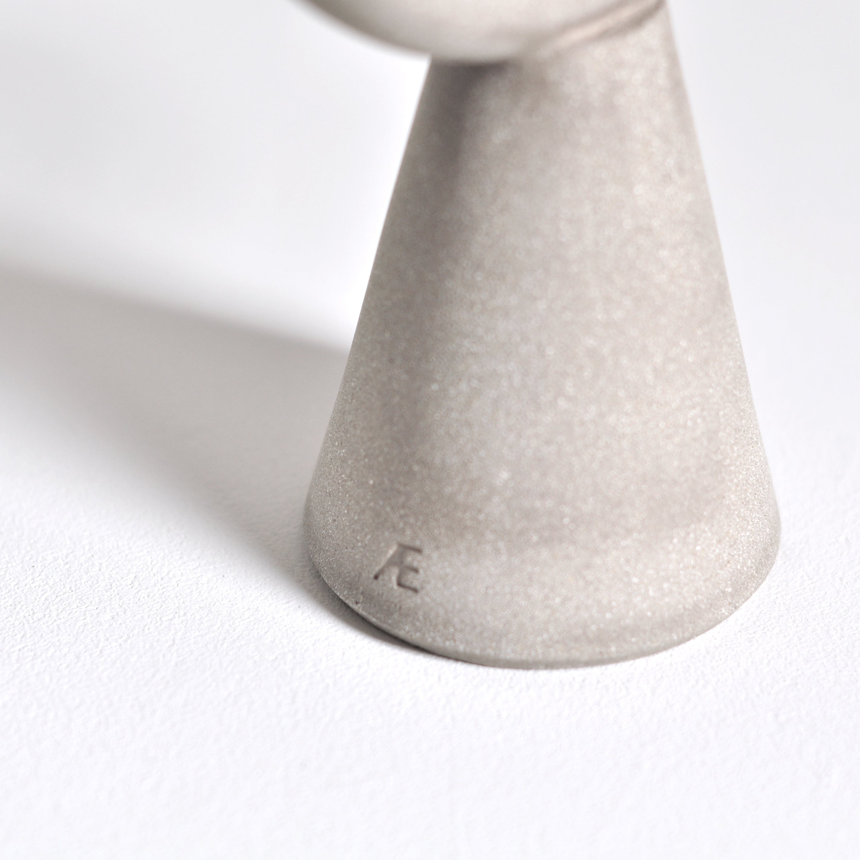 Double Candelabra | Grey | Handmade in Edinburgh | by Studio Brae - Lifestory - Studio Brae