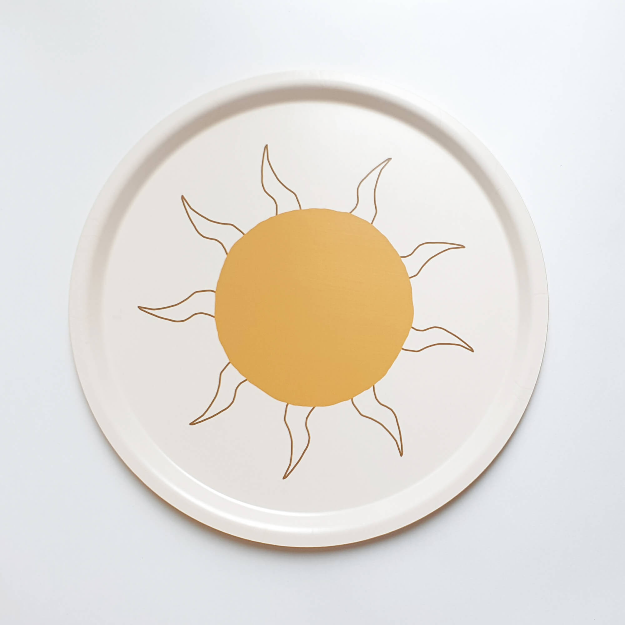 'Sun' Tray | 38cm | Birchwood Veneer | by Elly Vvaller - Lifestory - Elly Vvaller