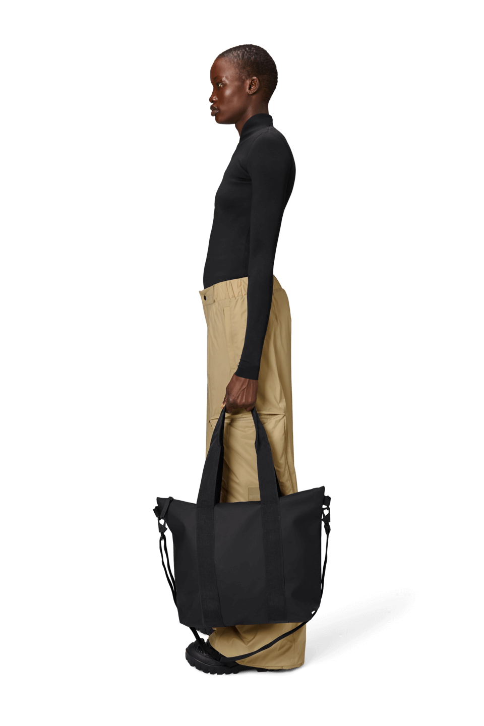 Tote Bag Mini | Black | Waterproof | by Rains - Lifestory