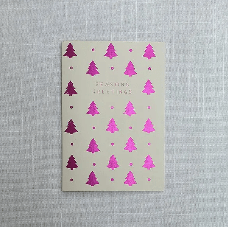 Pack of 8 - Christmas Cards | Blank Inside | Foil Printed | by Elly Vvaller - Lifestory - Elly Vvaller