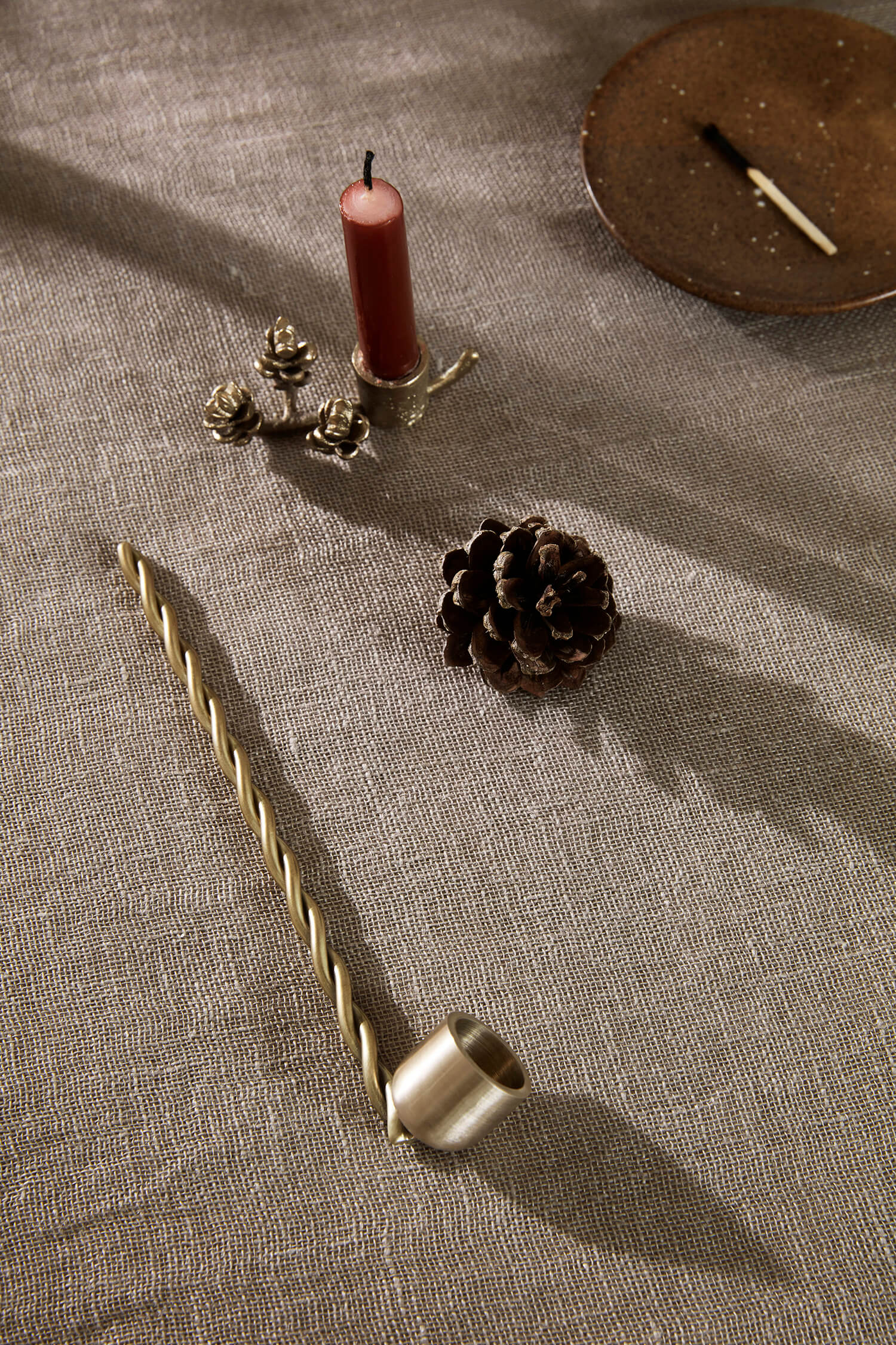 Twist Candle Snuffer | Brass | by ferm Living - Lifestory - ferm Living
