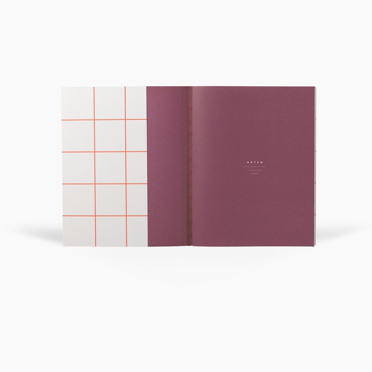 Notebook UMA with cover - large - Light Grey by Notem Studio - Lifestory