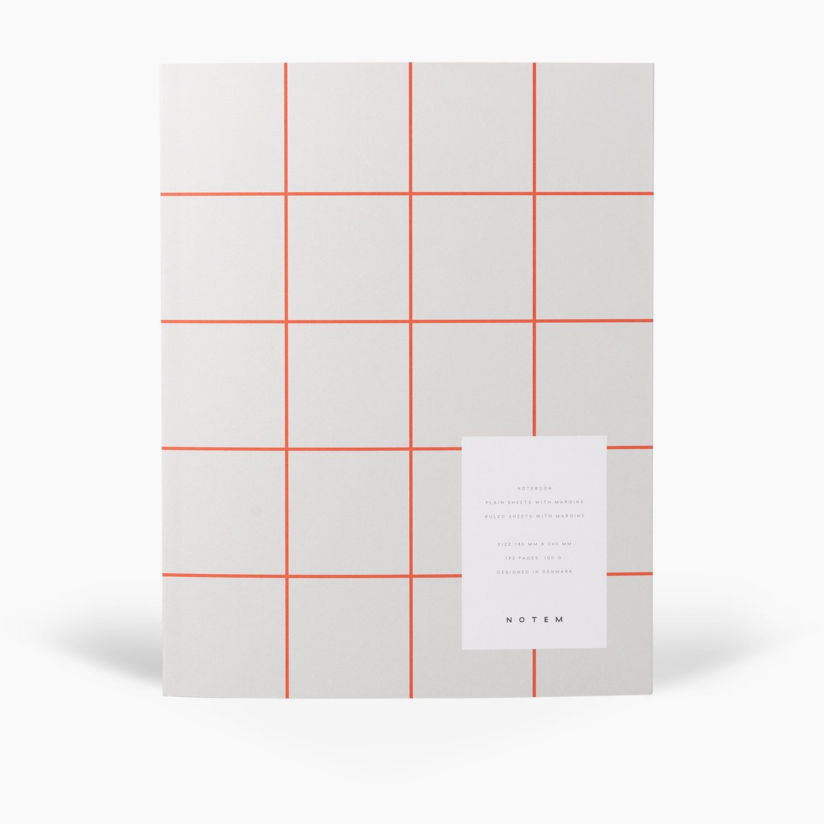 Notebook UMA with cover - large - Light Grey by Notem Studio - Lifestory