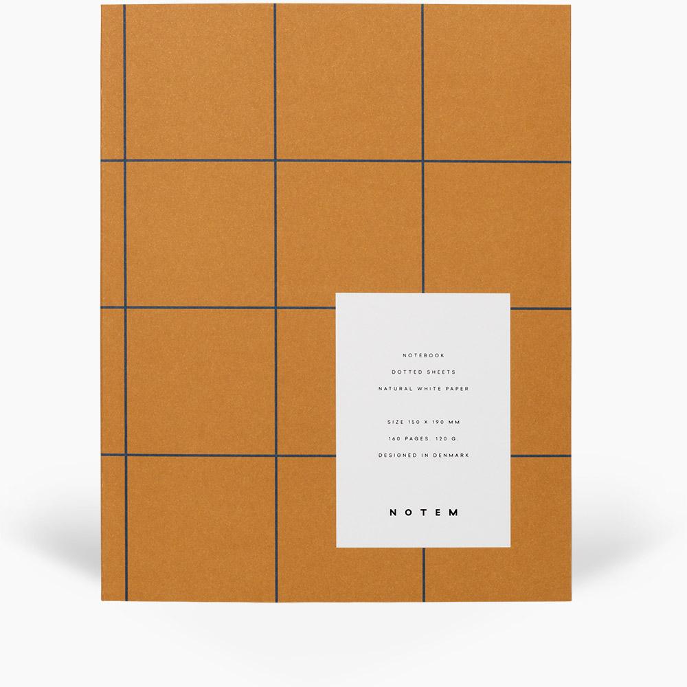 Notebook UMA medium with softcover in Ochre by Notem Studio - Lifestory