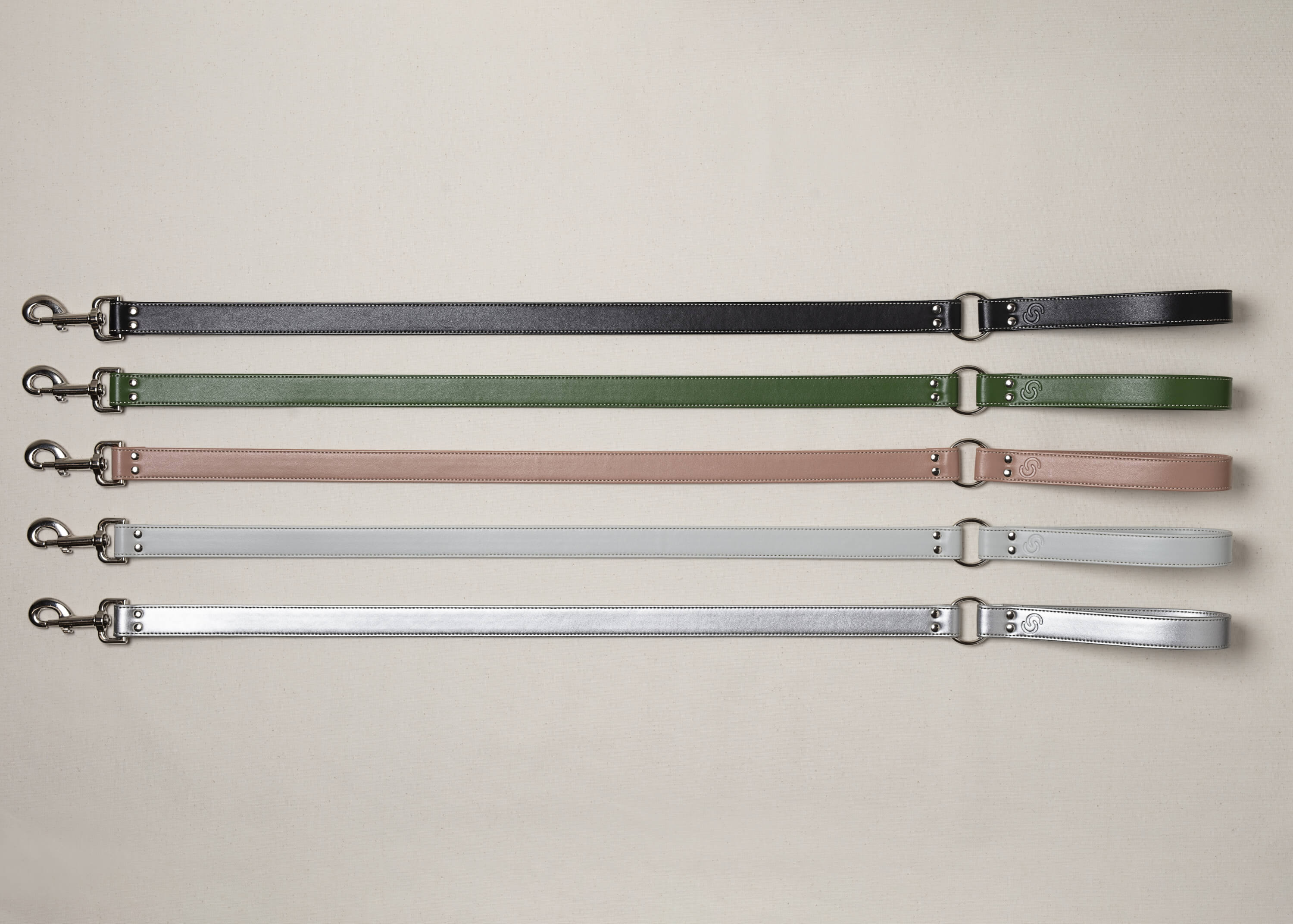 Dog Lead - Vegan Apple Leather | Blush Pink | by Skylos Collective - Lifestory - Skylos Collective