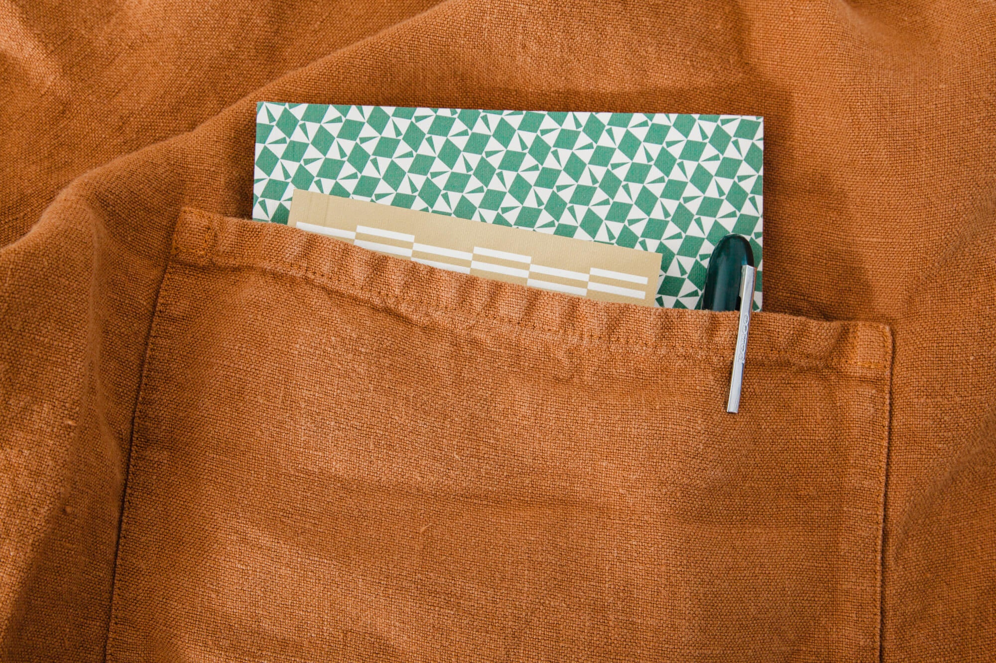 A5 Layflat Notebook | Victor Print | Green | Plain | by Ola - Lifestory - ola