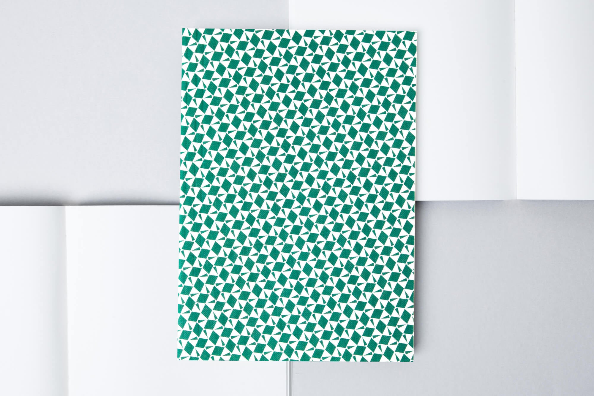A5 Layflat Notebook | Victor Print | Green | Plain | by Ola - Lifestory - ola