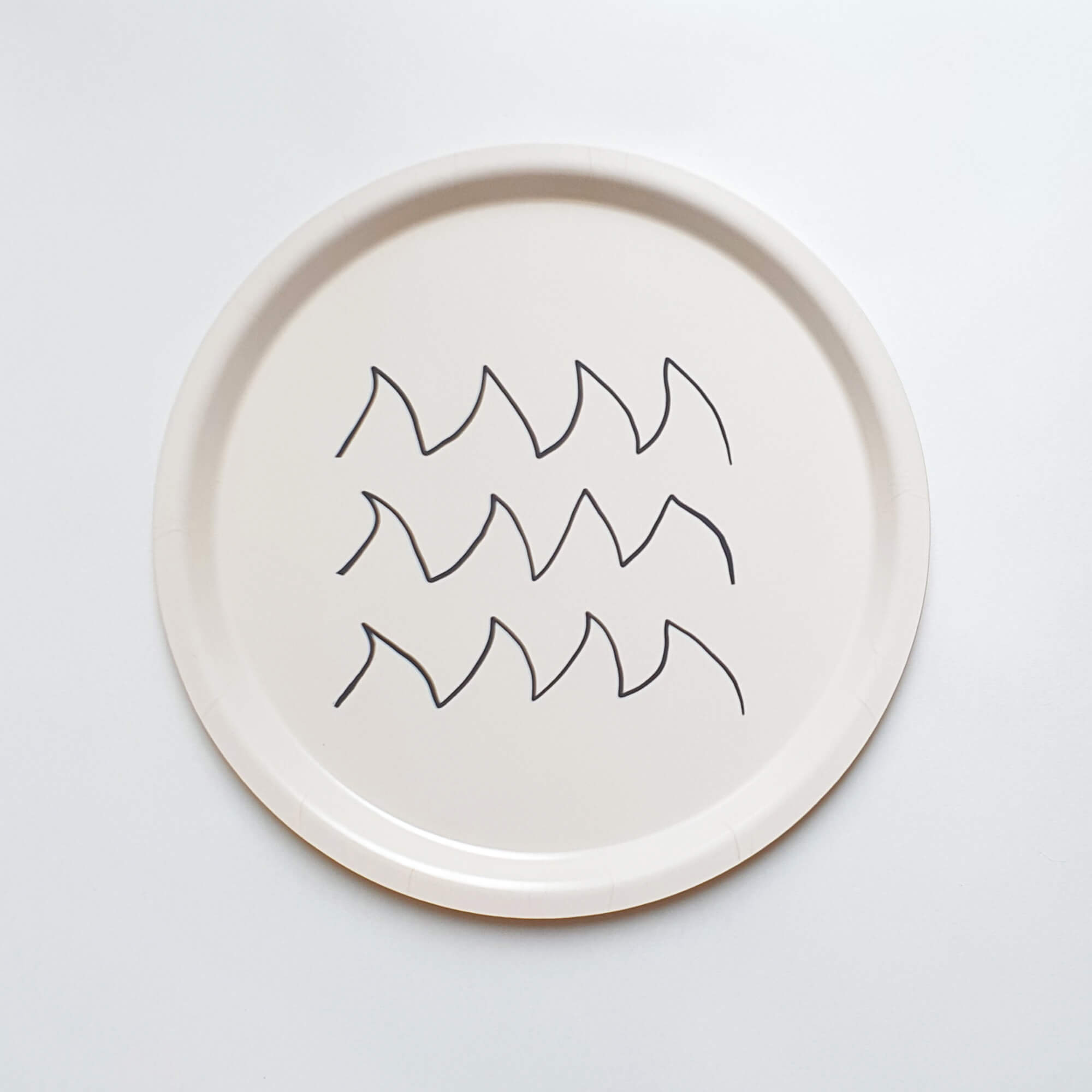 'Waves' Tray | 31cm | Birchwood Veneer | by Elly Vvaller - Lifestory - Elly Vvaller