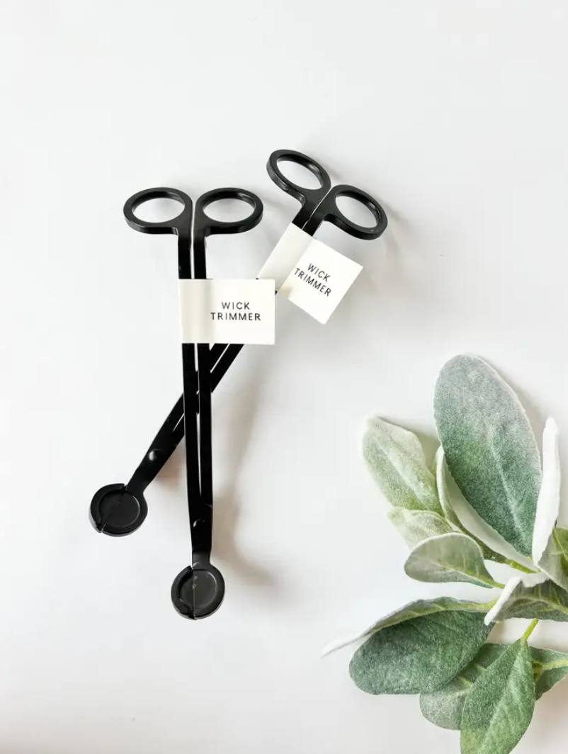 Wick Trimmers | Matte Black | by Poured Goods - Lifestory - Poured Goods