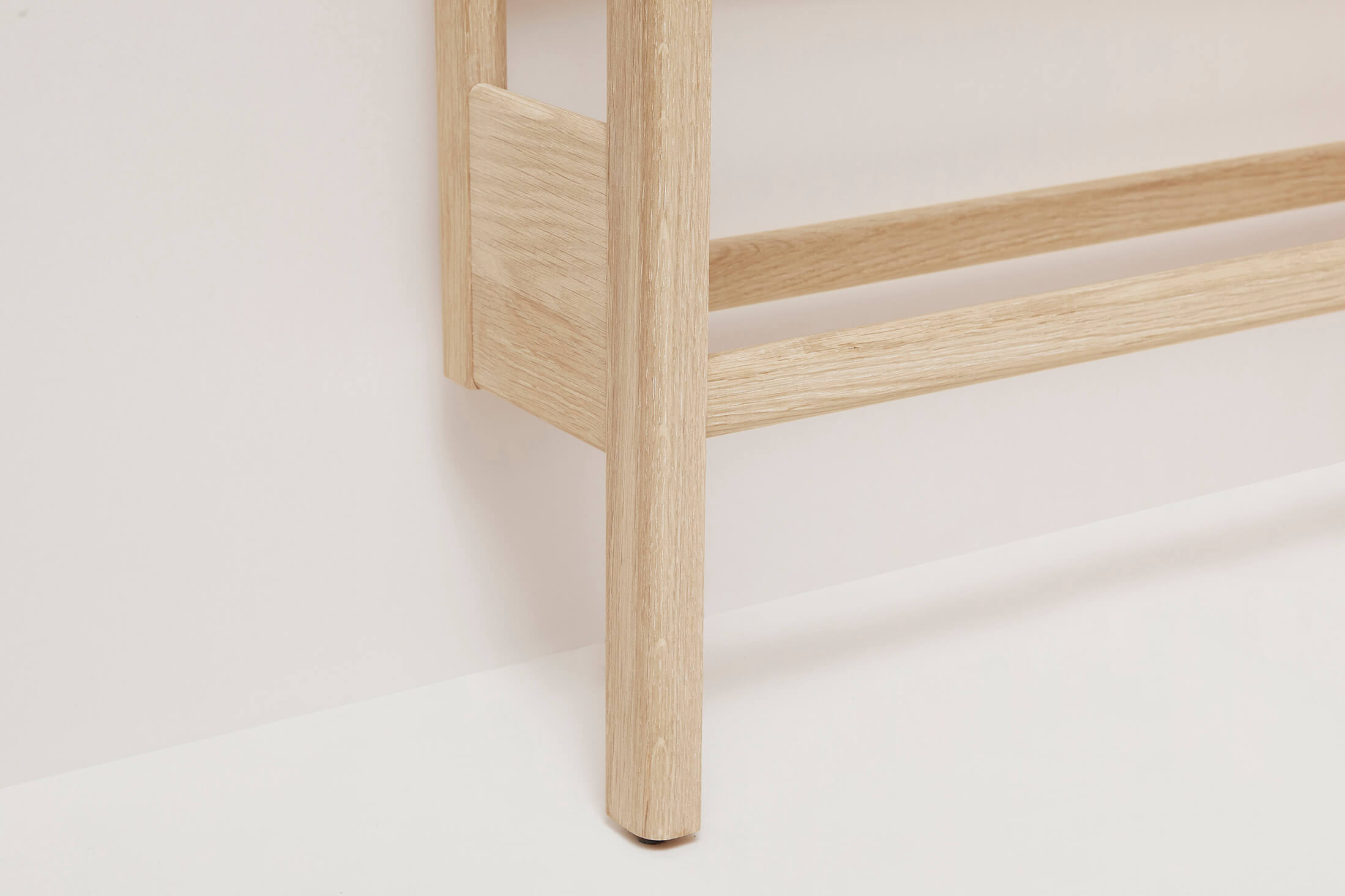 A Line Shoe Rack | 72cm | White Oak | by Form & Refine - Lifestory - Form & Refine