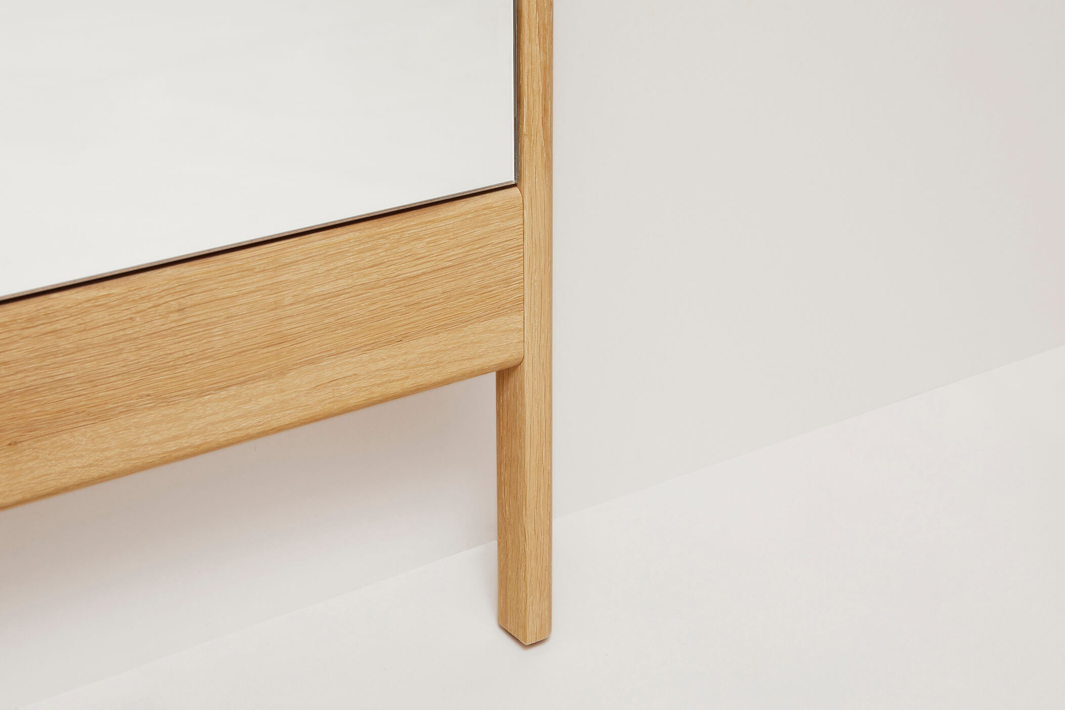 A Line Mirror | Full Length | Oak | by Form & Refine - Lifestory - Form & Refine