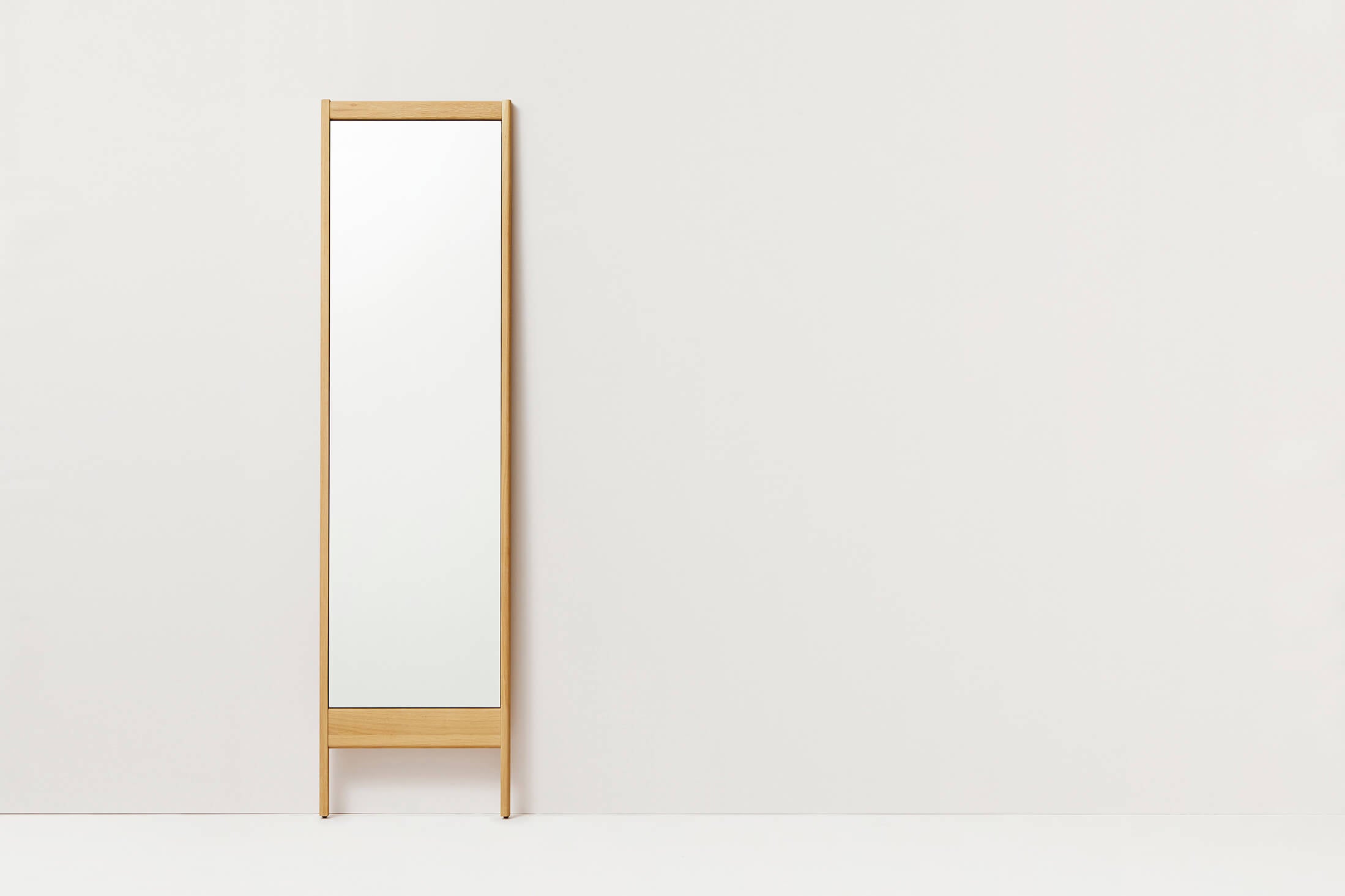 A Line Mirror | Full Length | Oak | by Form & Refine - Lifestory - Form & Refine