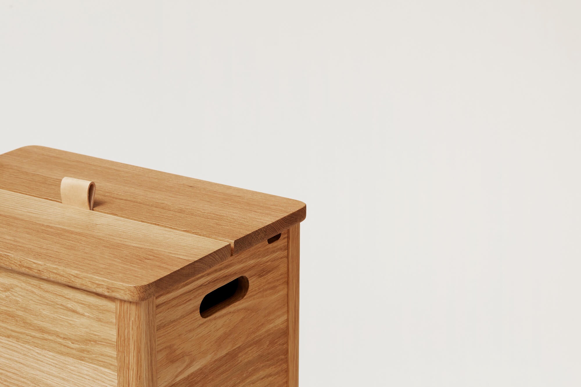 A Line Laundry Box | Oak | by Form & Refine - Lifestory - Form & Refine