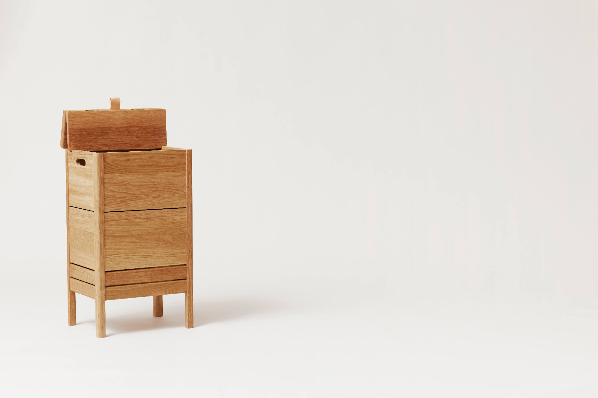 A Line Laundry Box | Oak | by Form & Refine - Lifestory - Form & Refine