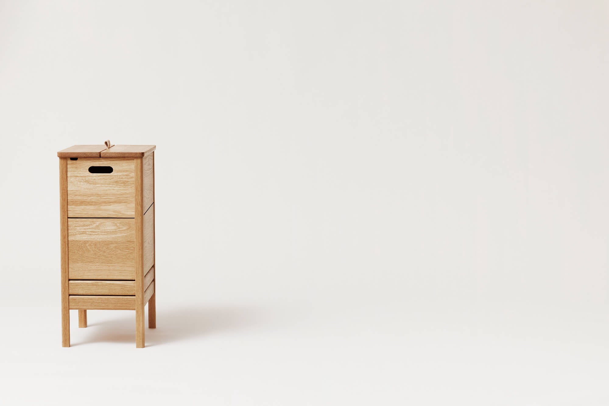 A Line Laundry Box | White Oak | by Form & Refine - Lifestory - Form & Refine