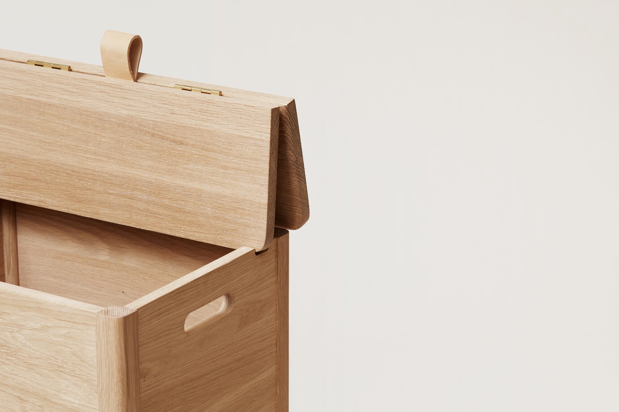 A Line Laundry Box | White Oak | by Form & Refine - Lifestory - Form & Refine