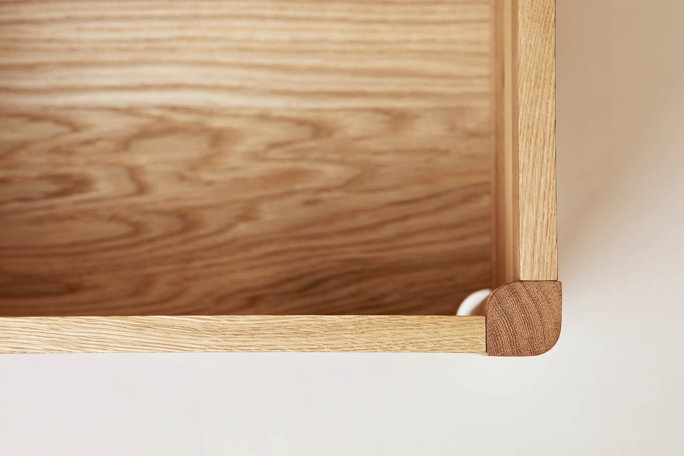 A Line Storage Bench | 111cm | White Oiled Oak | by Form & Refine - Lifestory - Form & Refine