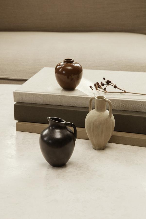 Ary Mini Vase | Charcoal | M | by ferm Living - Lifestory - ferm LIVING