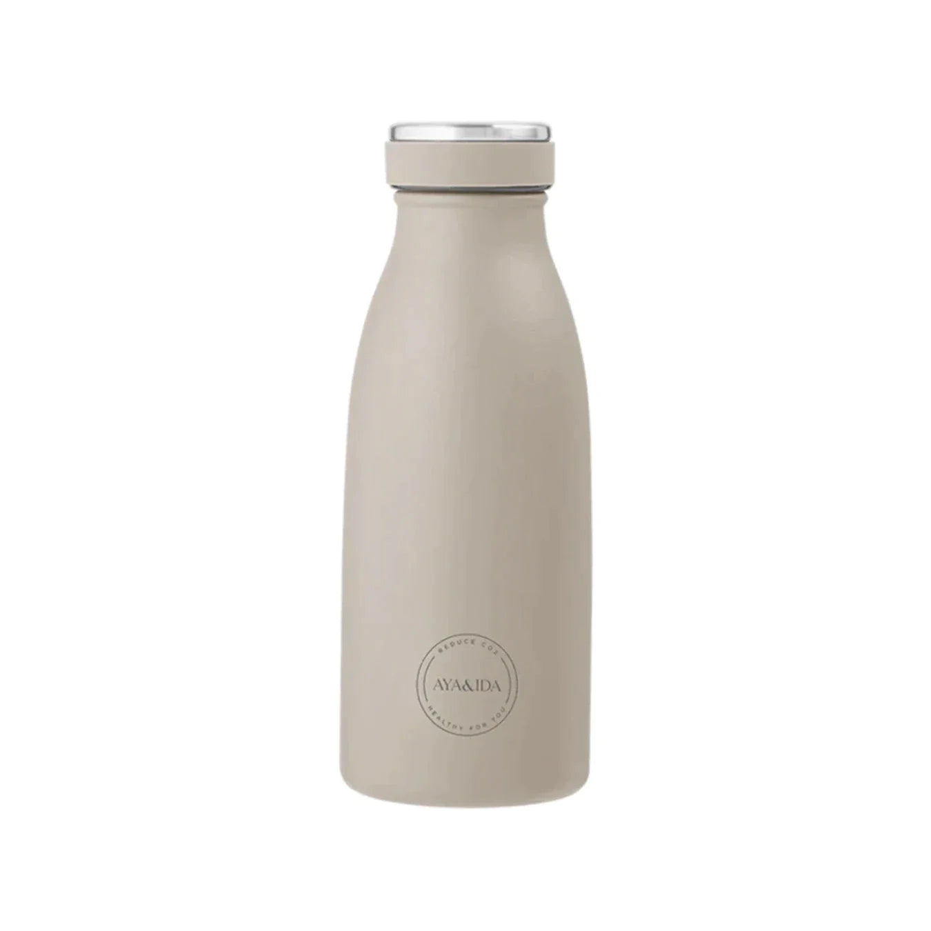 Aya & Ida Reusable bottle | 350ml | Hot or Cold | Cream Beige | Sold at Lifestory