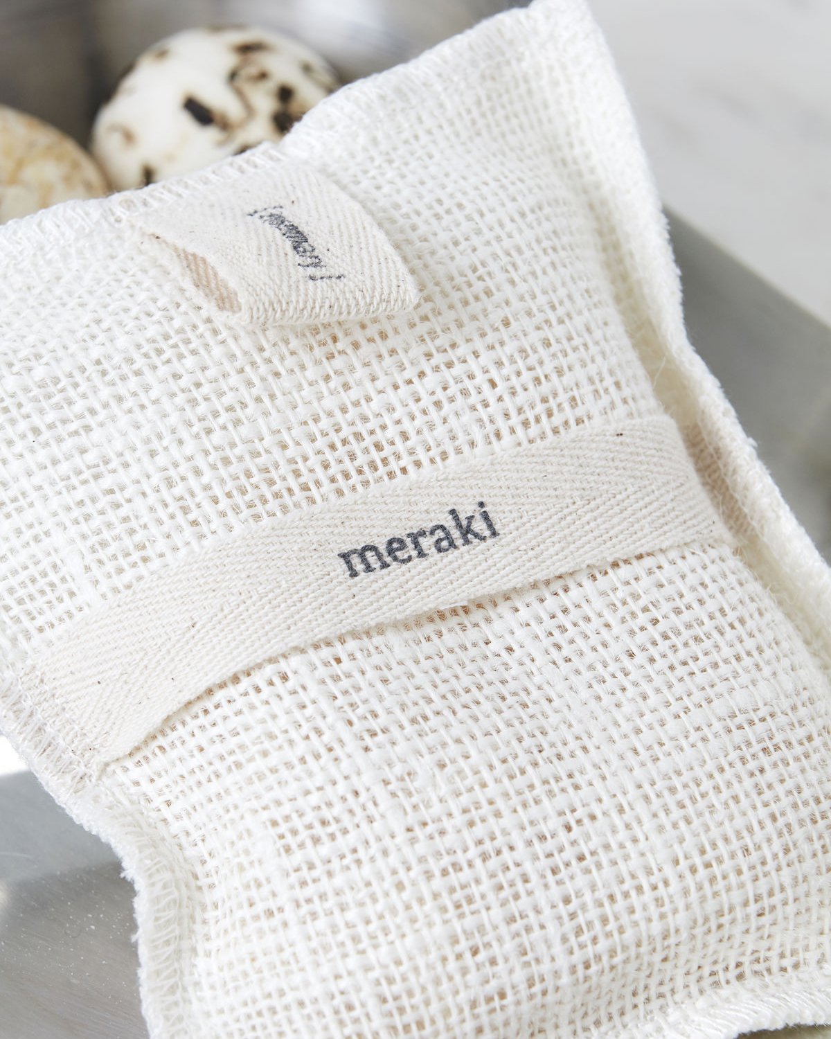 Bath Mitt | Papaya | Jute & Soap | by Meraki - Lifestory - Meraki