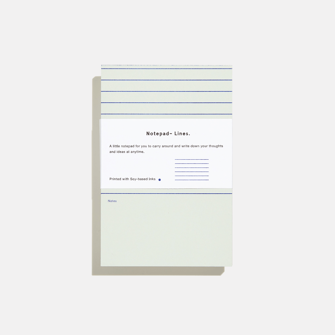 Mini Notepad | Lines | Blue | by Before Breakfast - Lifestory - Before Breakfast