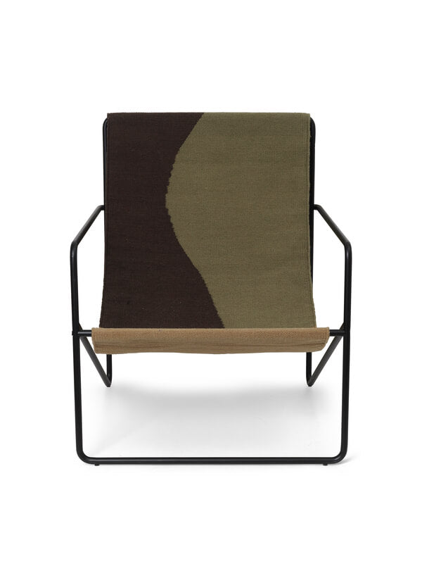 Desert Lounge Chair | Black Frame + Dune Fabric | by ferm Living - Lifestory - ferm Living