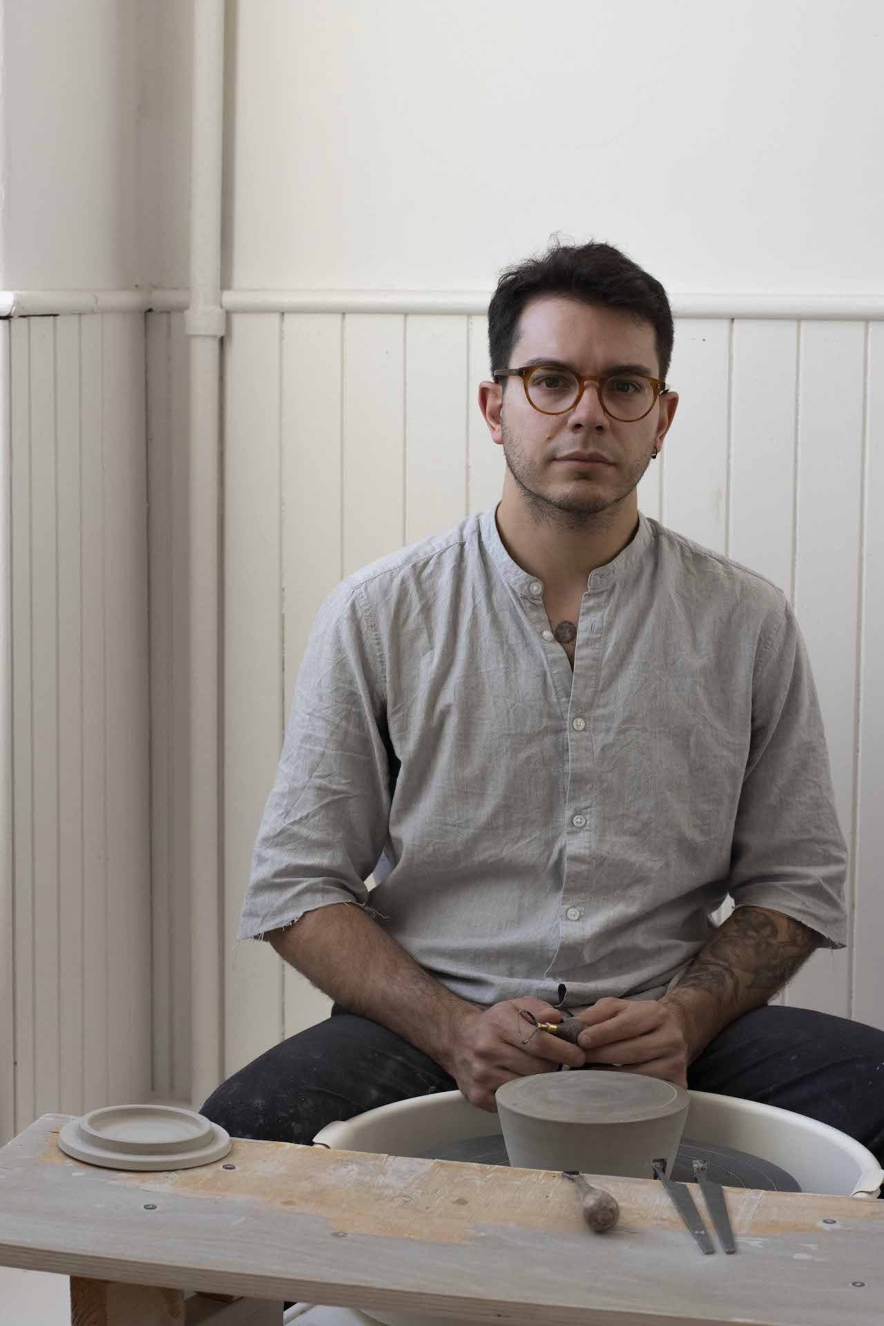 Tapered Cup & Saucer | Off-White | by Borja Moronta - Lifestory - Borja Moronta