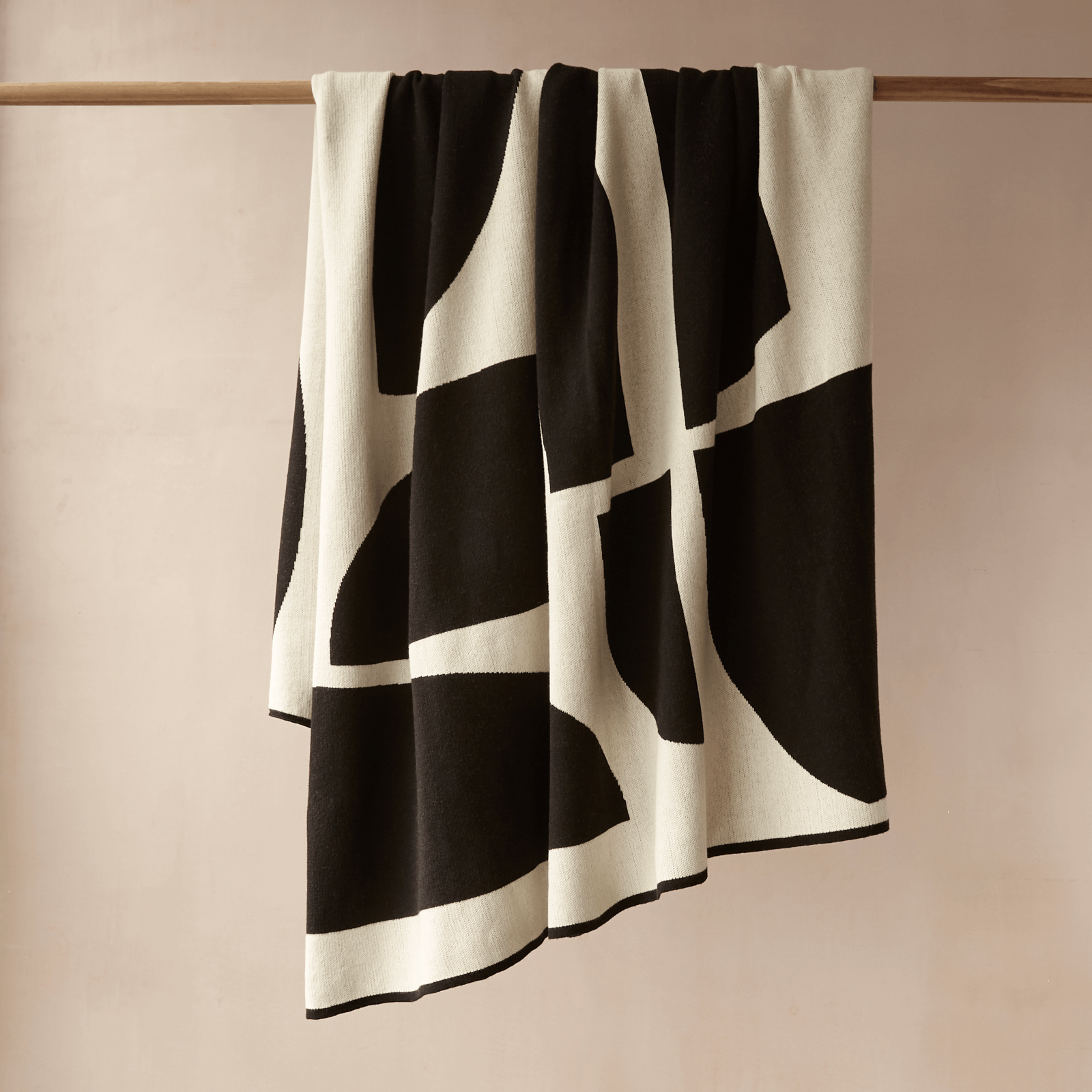 Bruten Throw | Black | Cotton | by Sophie Home - Lifestory - Sophie Home