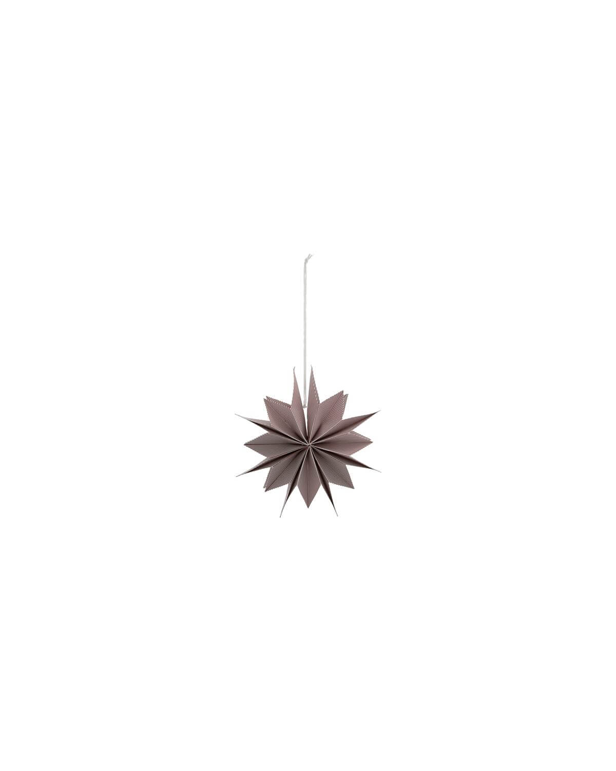 Star | Capella | 20cm | Burned Red & White Stripe | by House Doctor - Lifestory - House Doctor