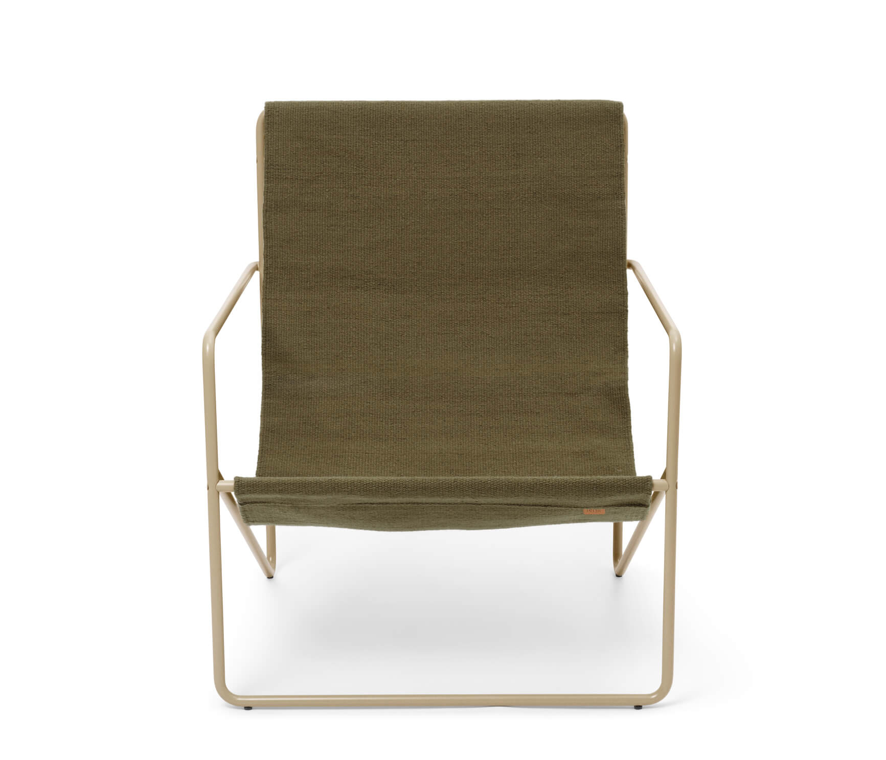 Desert Lounge Chair | Cashmere Frame + Olive Fabric | by ferm Living - Lifestory - ferm Living