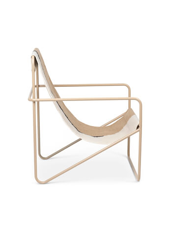 Desert Lounge Chair | Cashmere Frame + Soil Fabric | by ferm Living - Lifestory - ferm Living