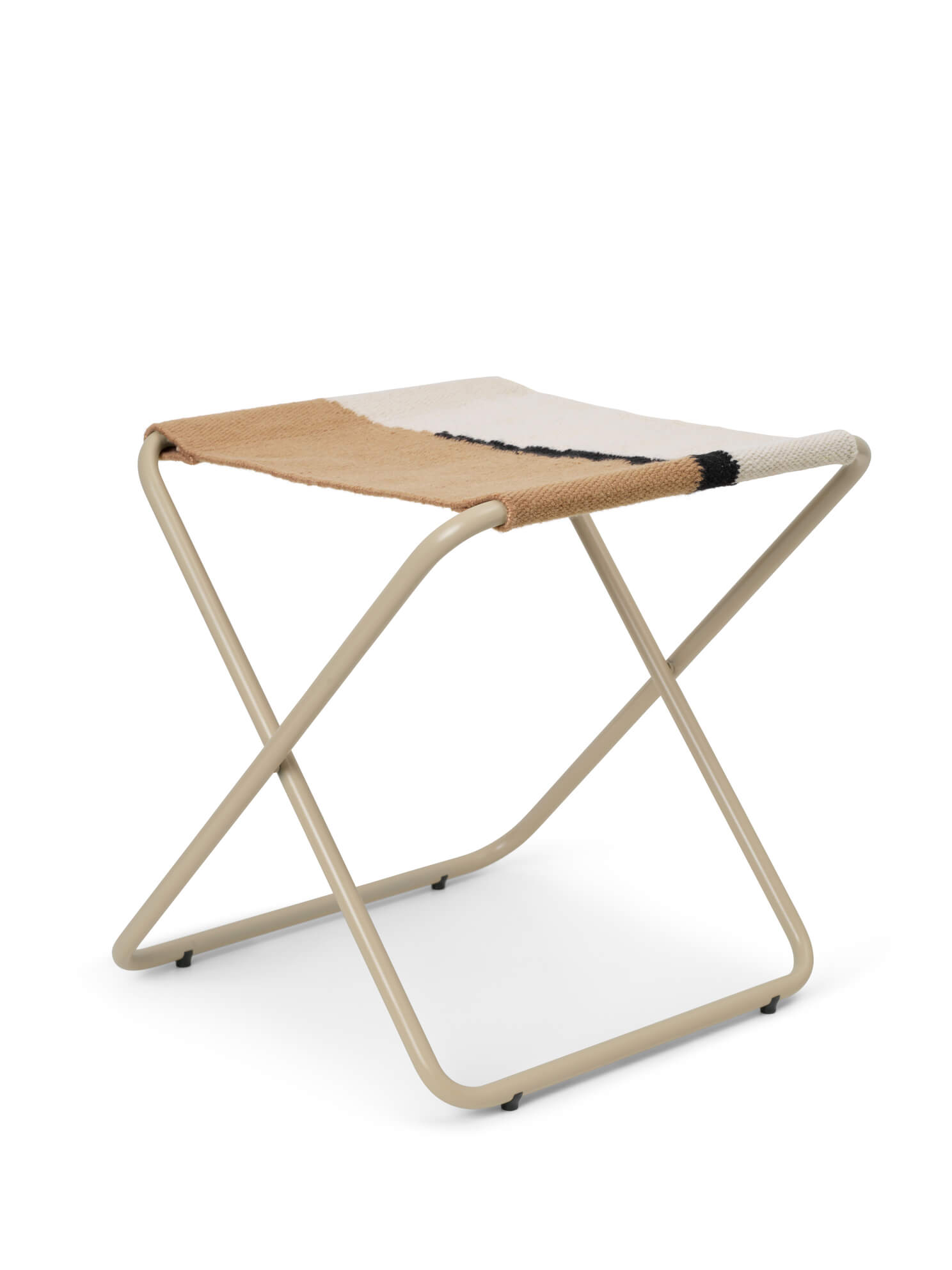 Desert Stool | Folding Cashmere Frame + Soil Fabric | by ferm Living - Lifestory - ferm LIVING